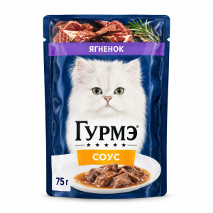 پوچ گورمت پرل با طعم گوشت بره در سس مخصوص گربه بالغ ۷۵ گرم
