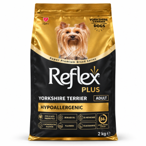 غذای خشک رفلکس پلاس مدل Yorkshire Terrier Adult Hypoallergenic مخصوص سگ بالغ نژاد یورکشایر تریر ۲ کیلوگرم