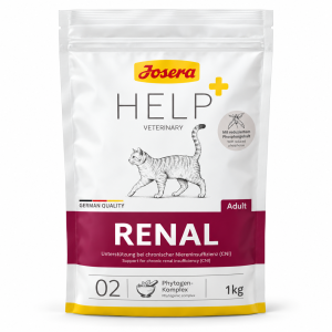 بسته یک کیلویی غذای خشک کلیوی گربه جوسرا Help Renal